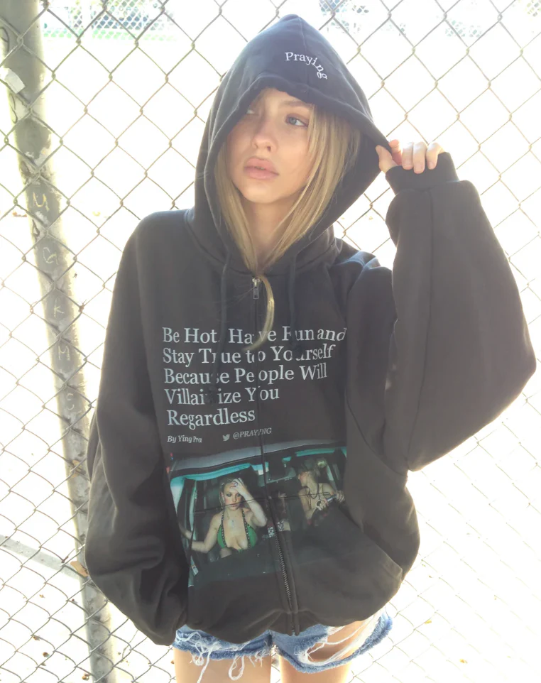 Be Hot Zip Up Hoodie - Image 3