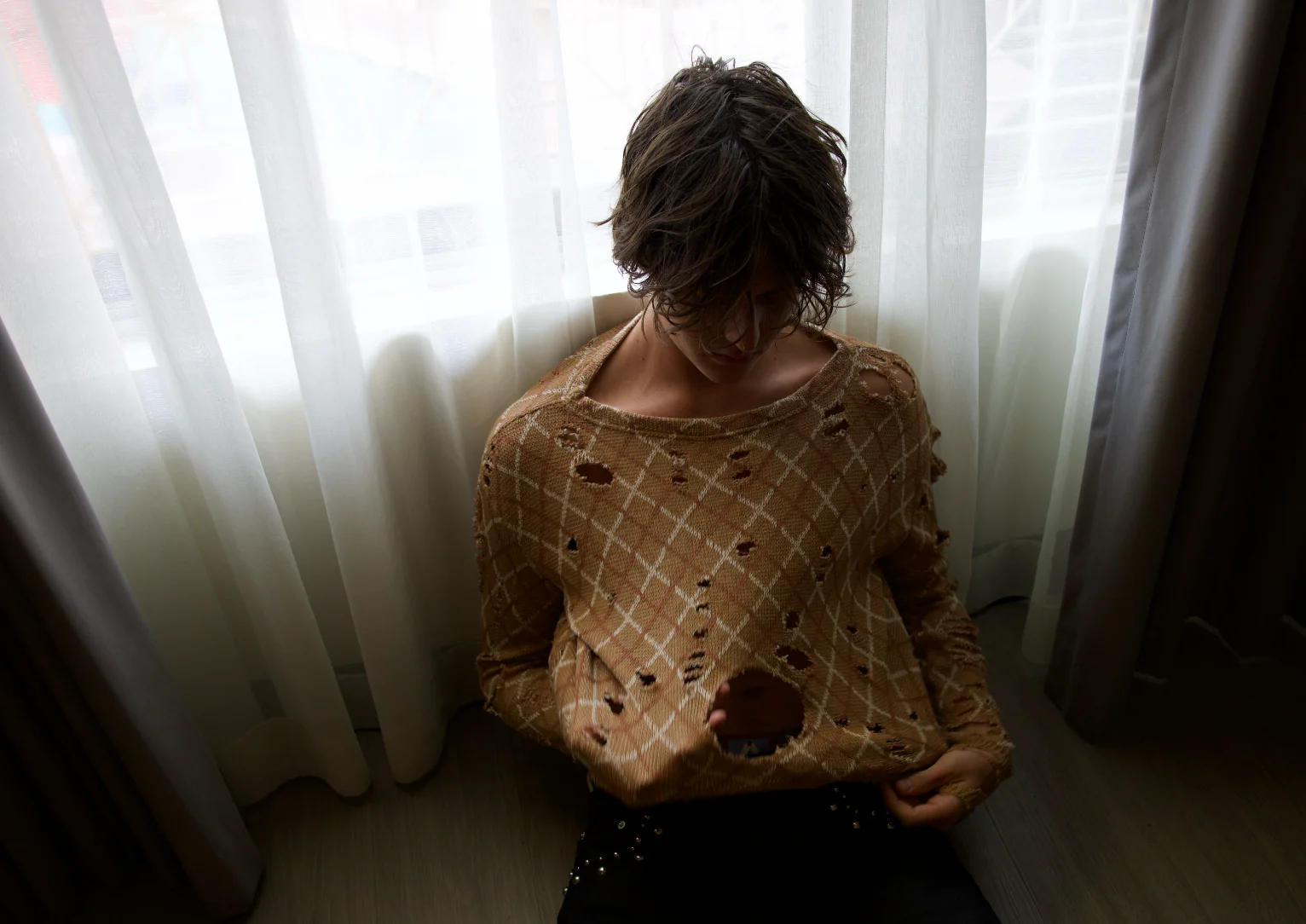 Distressed Sweater - Image 3