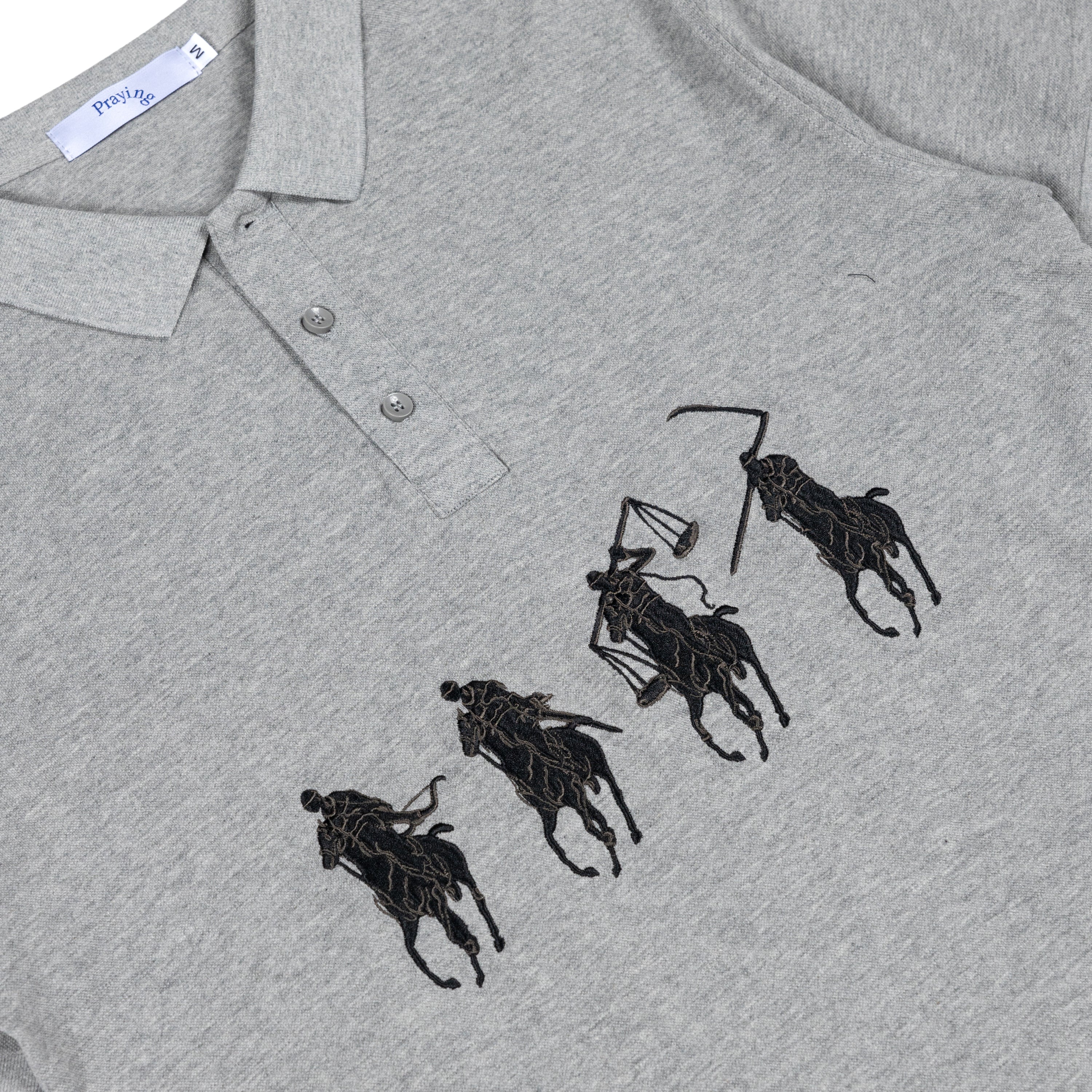 Embroidered Horsemen Polo - Image 3