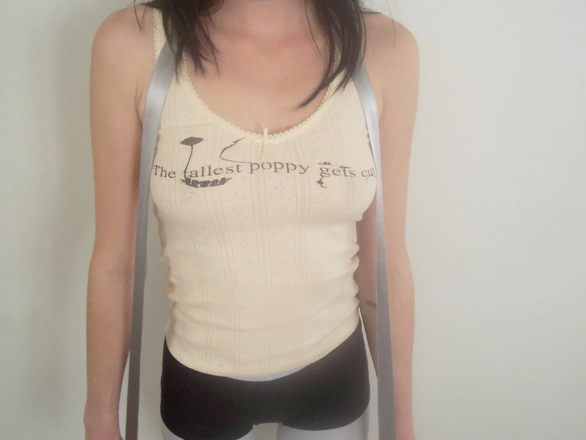 Tallest Poppy Pointelle Tank Top - Image 3