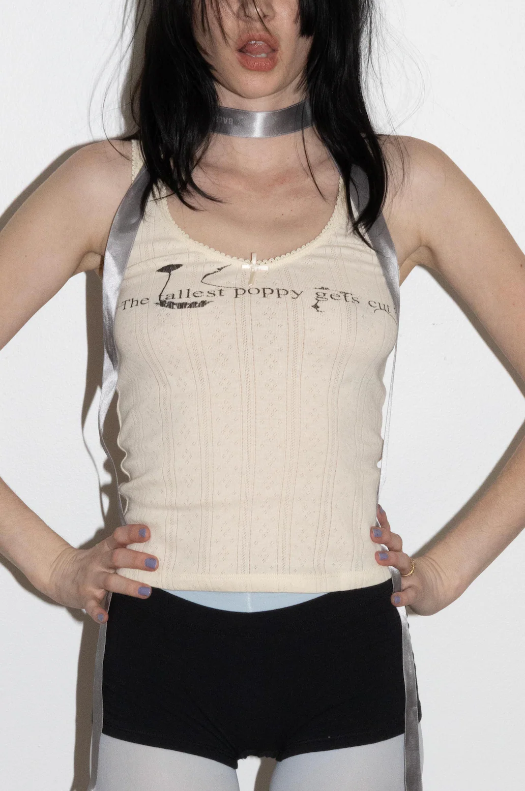 Tallest Poppy Pointelle Tank Top - Image 5
